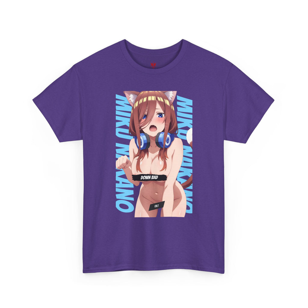 DownBadCult 'Miku Nakano' Anime Graphic Tee
