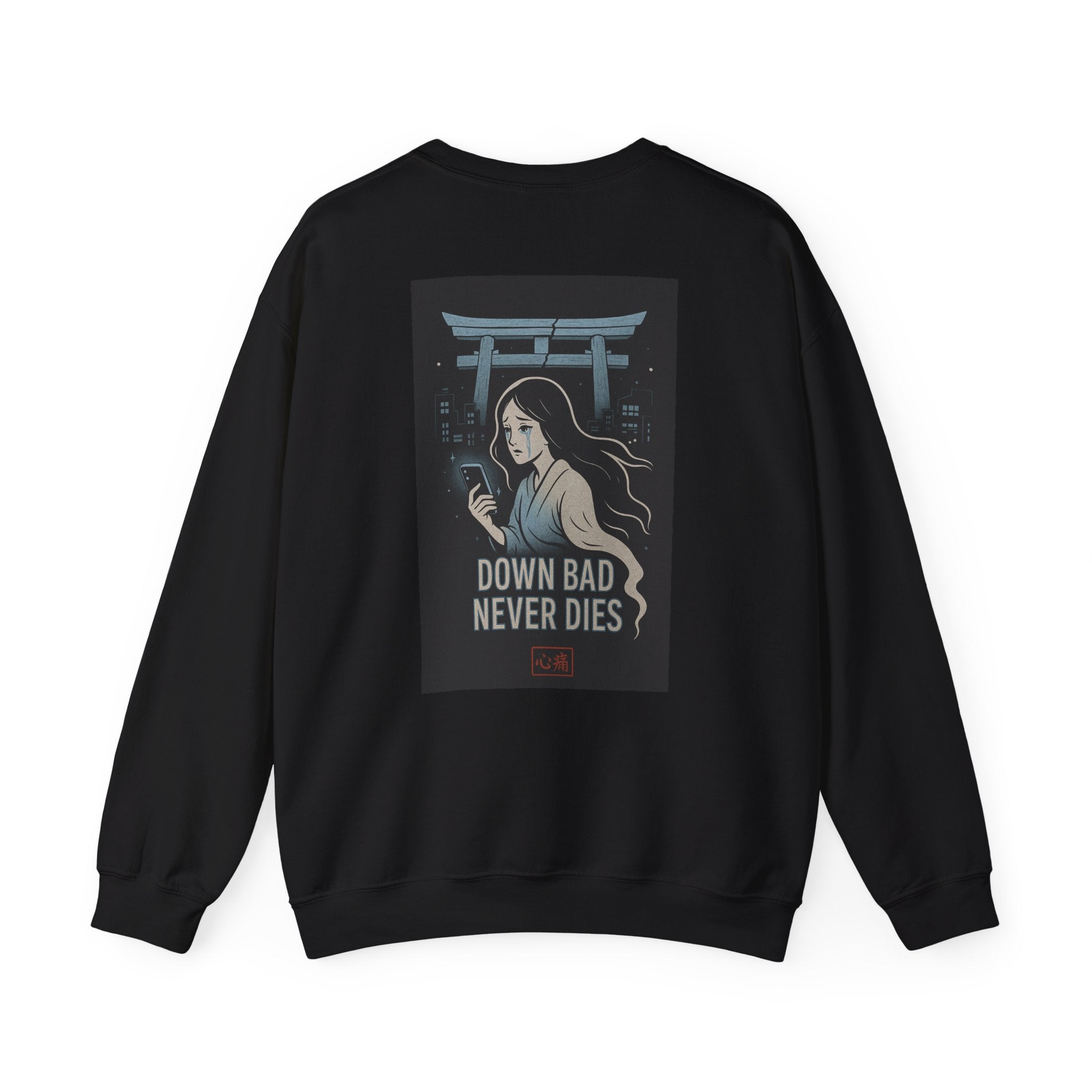 Unisex DownBadCult Manga-Inspired Crewneck Sweatshirt