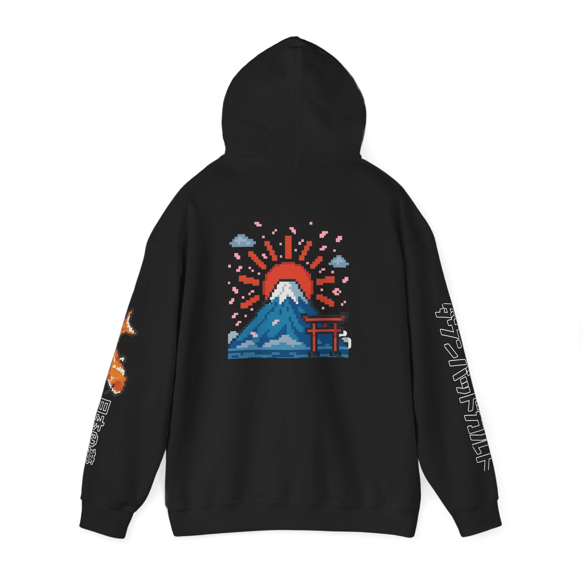 Unisex Japanese-Inspired Retro Hoodie