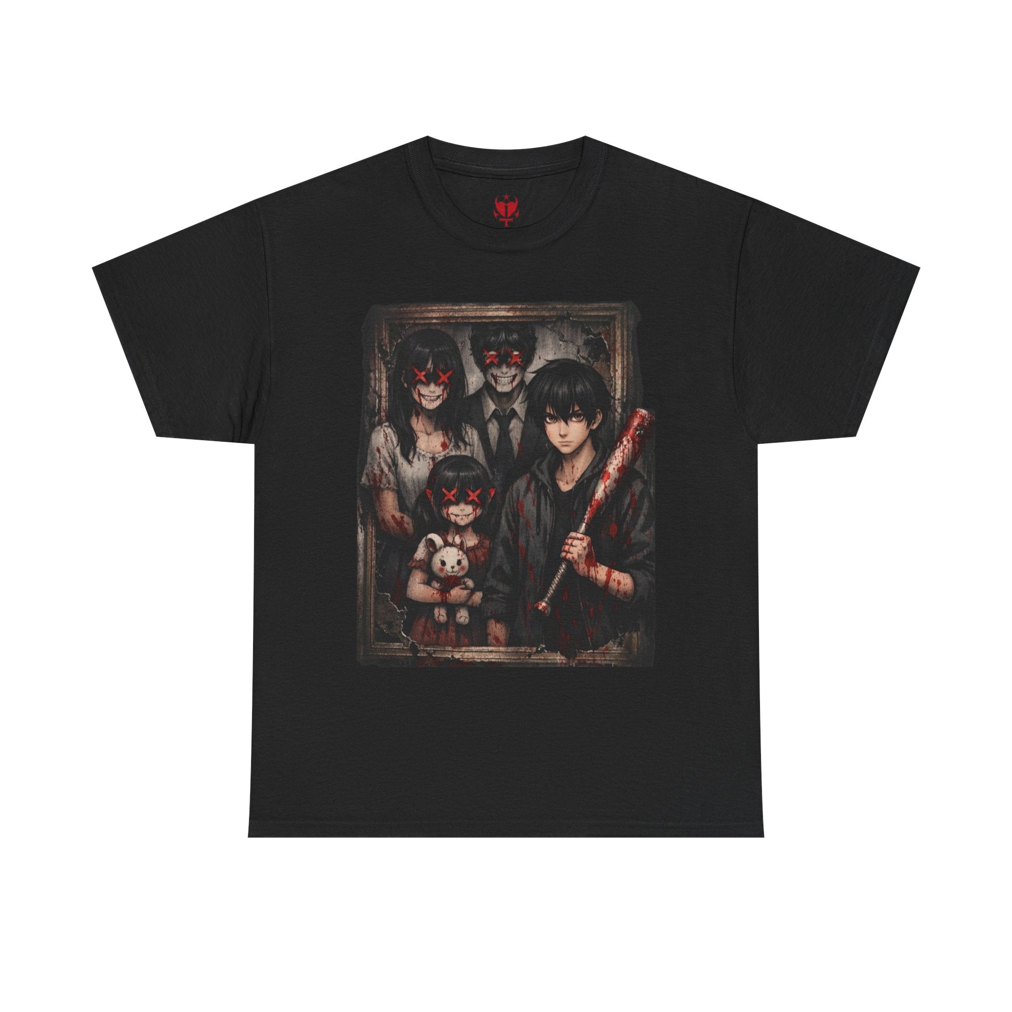 Horror Family Portrait T‑Shirt