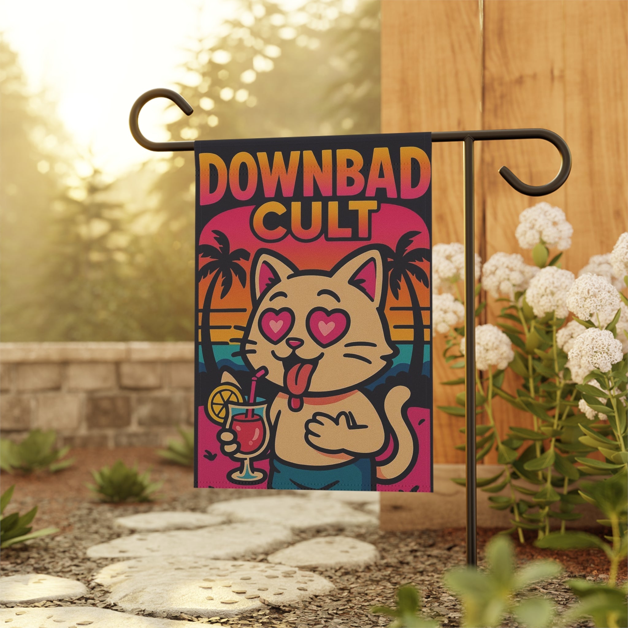 Whimsical Garden Banner - Downbad Cult Design