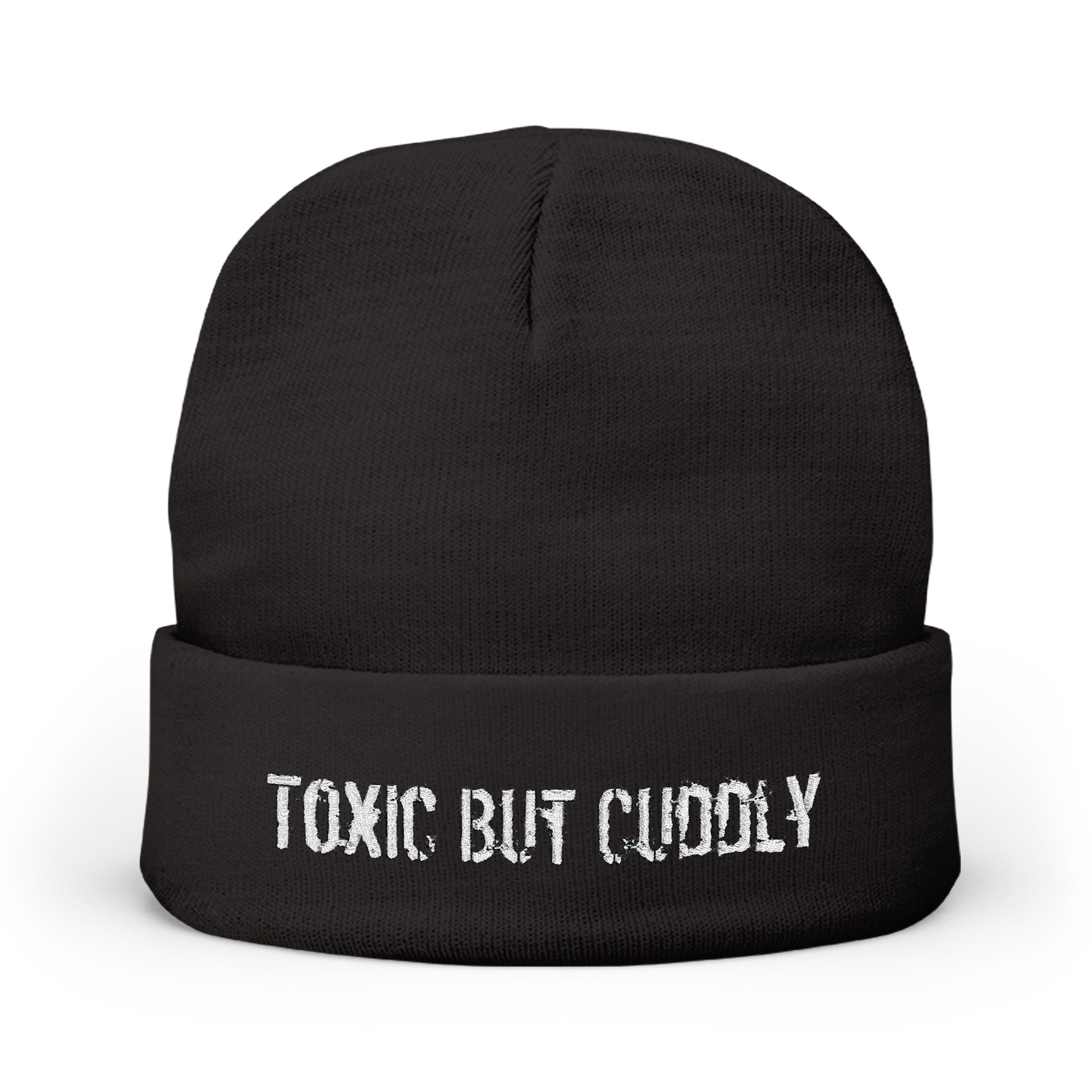 Toxic But Cuddly Knit Beanie
