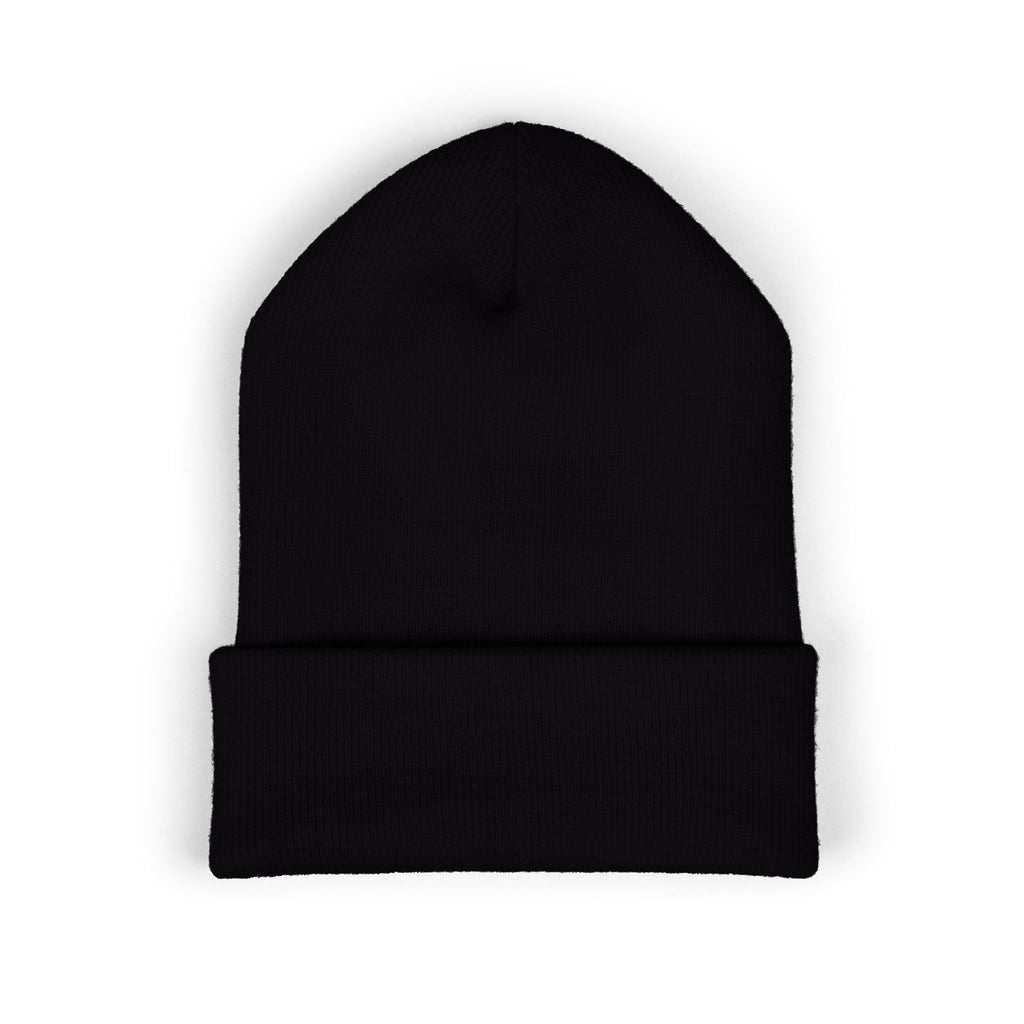 Stay Down Stay Warm Embroidered Cuffed Beanie