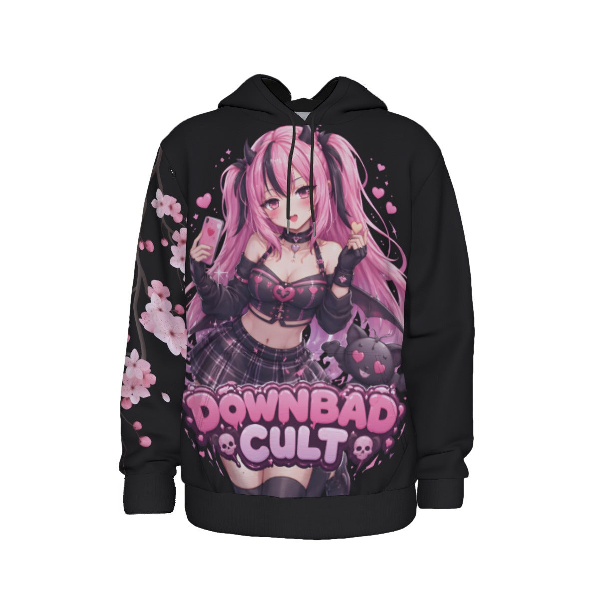 Black DBC Yandere Pullover Hoodie