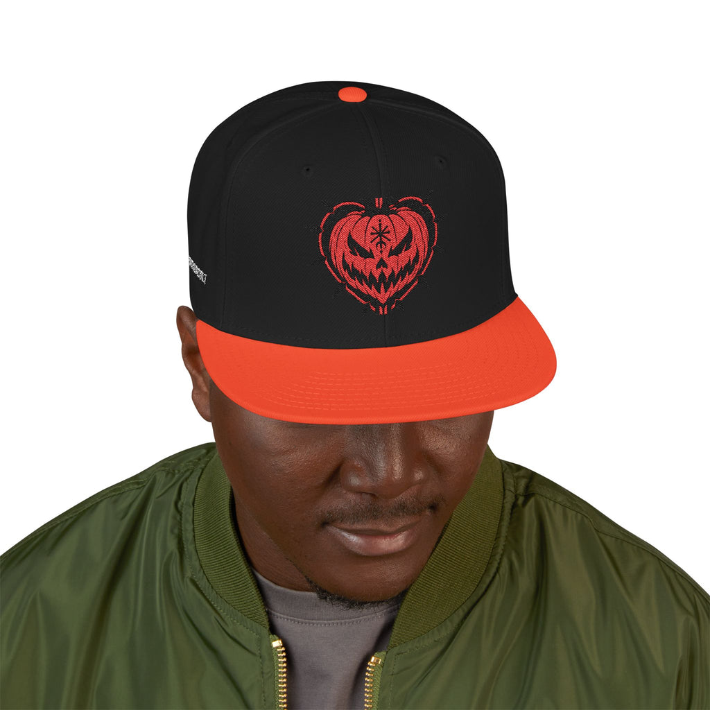Pumpkin Smile Snapback Hat