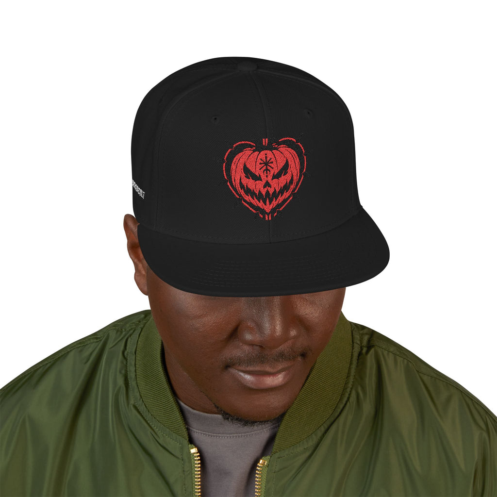 Pumpkin Smile Snapback Hat