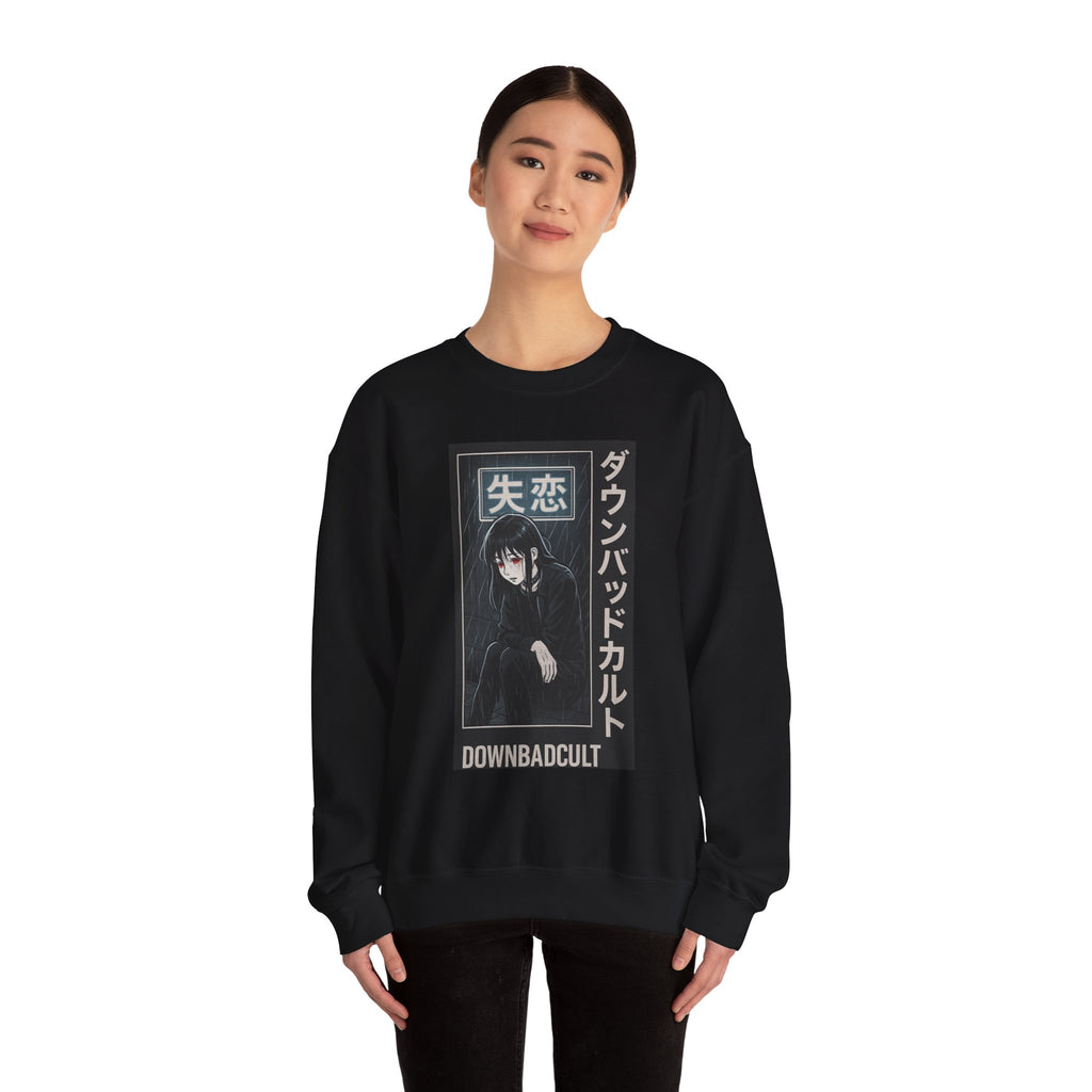 Unisex DownBadCult Manga-Inspired Crewneck Sweatshirt
