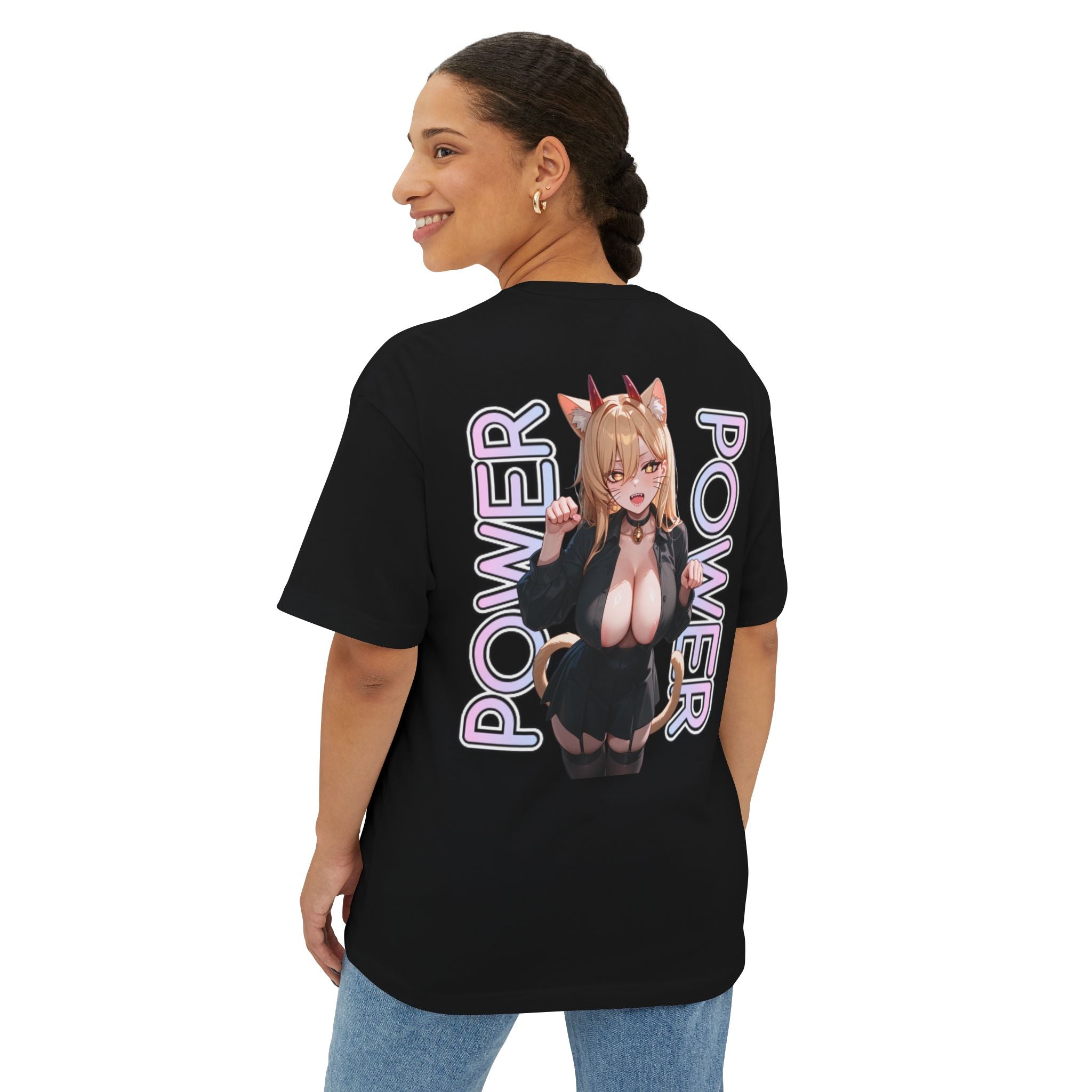 Power Cat Anime T-Shirt
