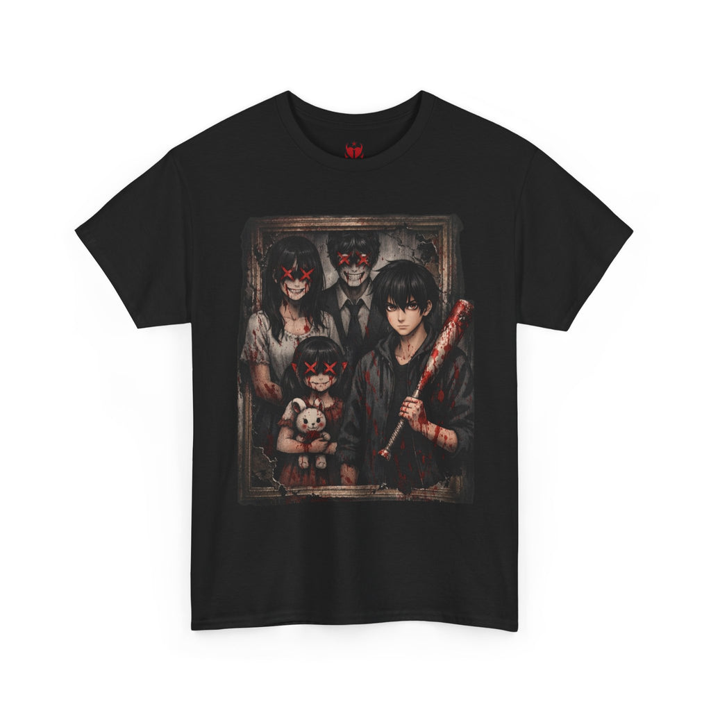 Horror Family Portrait T‑Shirt