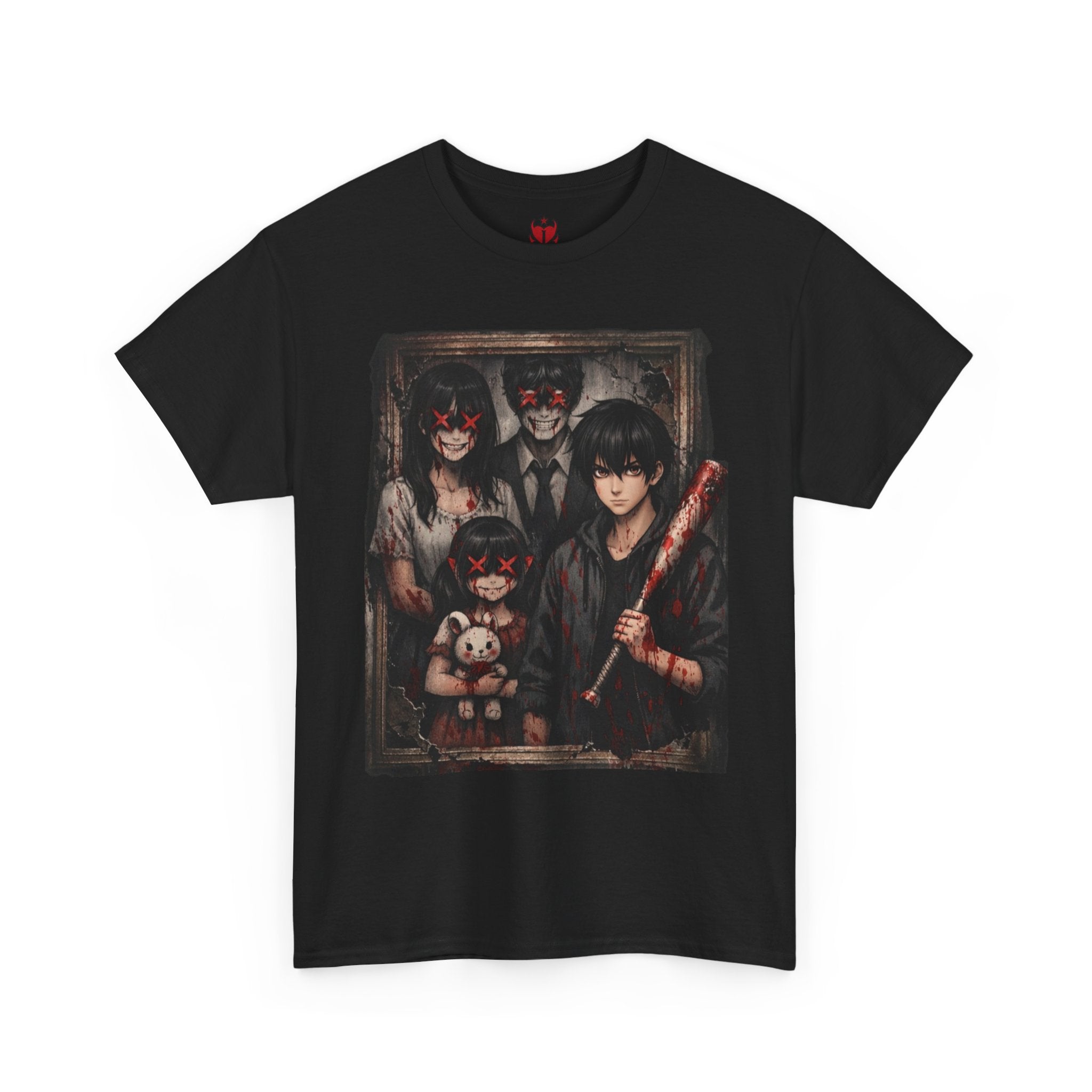 Horror Family Portrait T‑Shirt