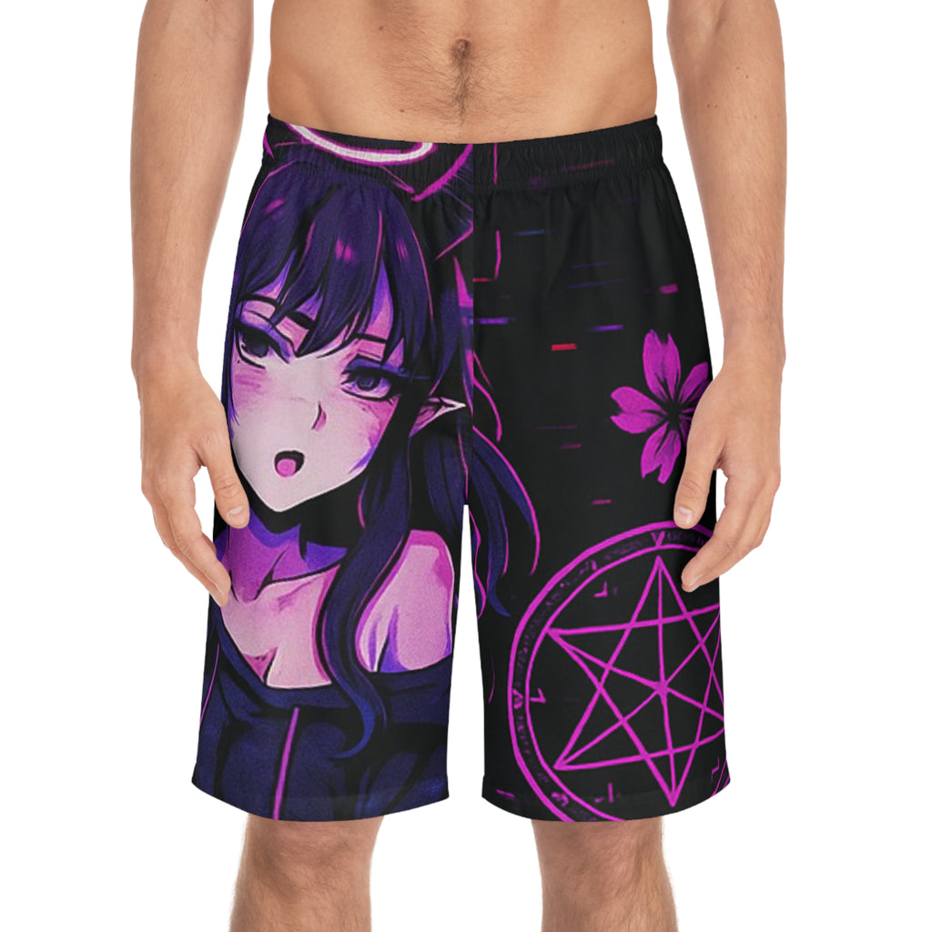 Gothic Men's Anime Board Shorts