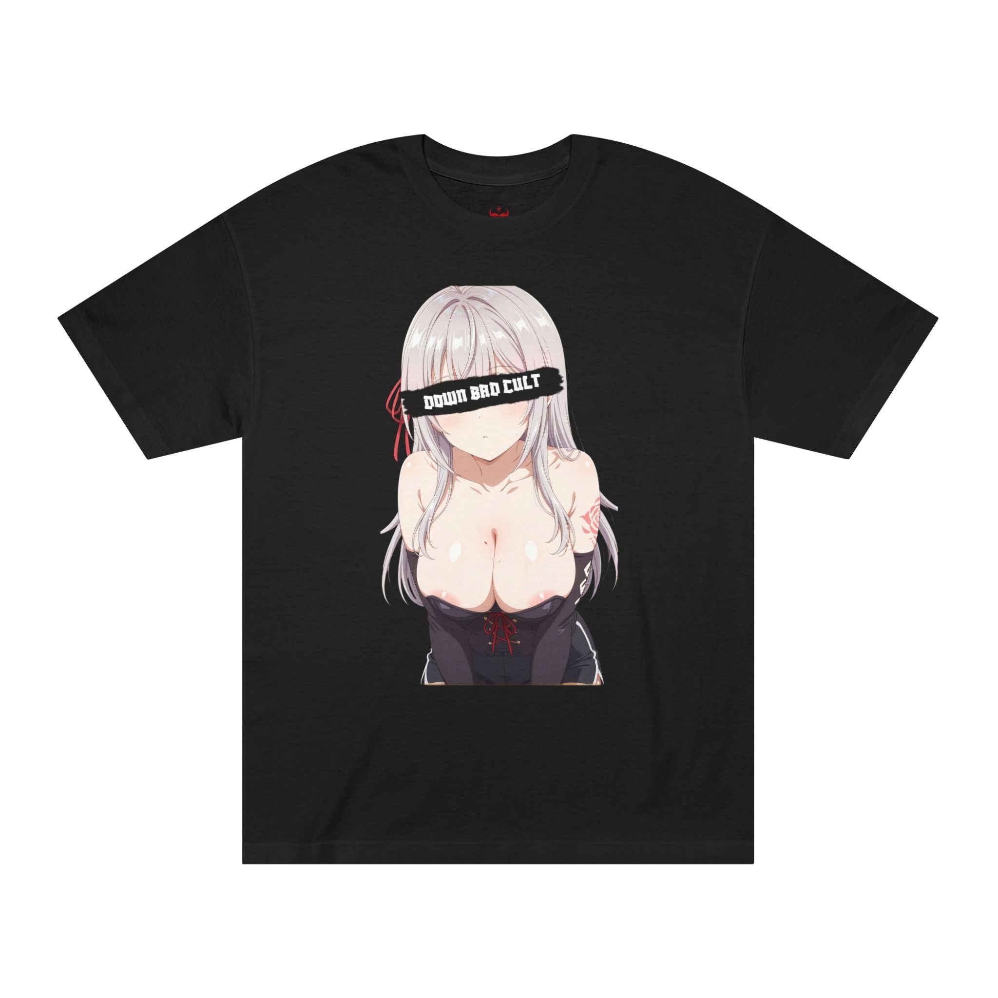 Unisex Classic Tee - Bold Anime Design | 'Down Bad Cult' Graphic Tee
